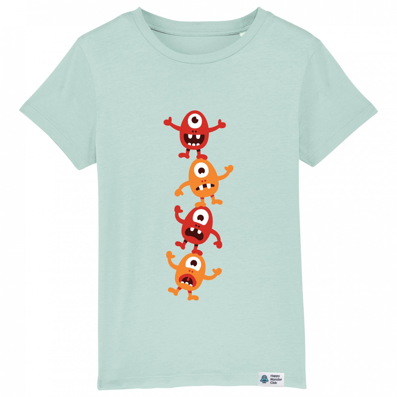 Image of the product Happy monster tower, from the product category T-shirts