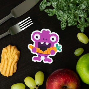 Afbeelding van het product De creatieve monsters, uit de product categorie Stickers