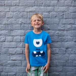Afbeelding van het product Blauwe brompot, uit de product categorie T-shirts